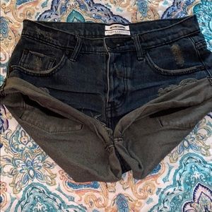 Black One Teaspoon Shorts